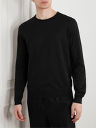 John Smedley - Sea Island Cotton Sweater - Black