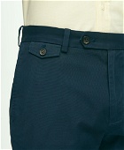 Brooks Brothers Men's Clark Straight-Fit Stretch Supima Cotton Poplin Chino Pants | Navy