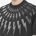 Neil Barrett Men's Ombre Bolts T-Shirt in Black/White