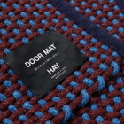 HAY Jute Door Mat in Burgundy 