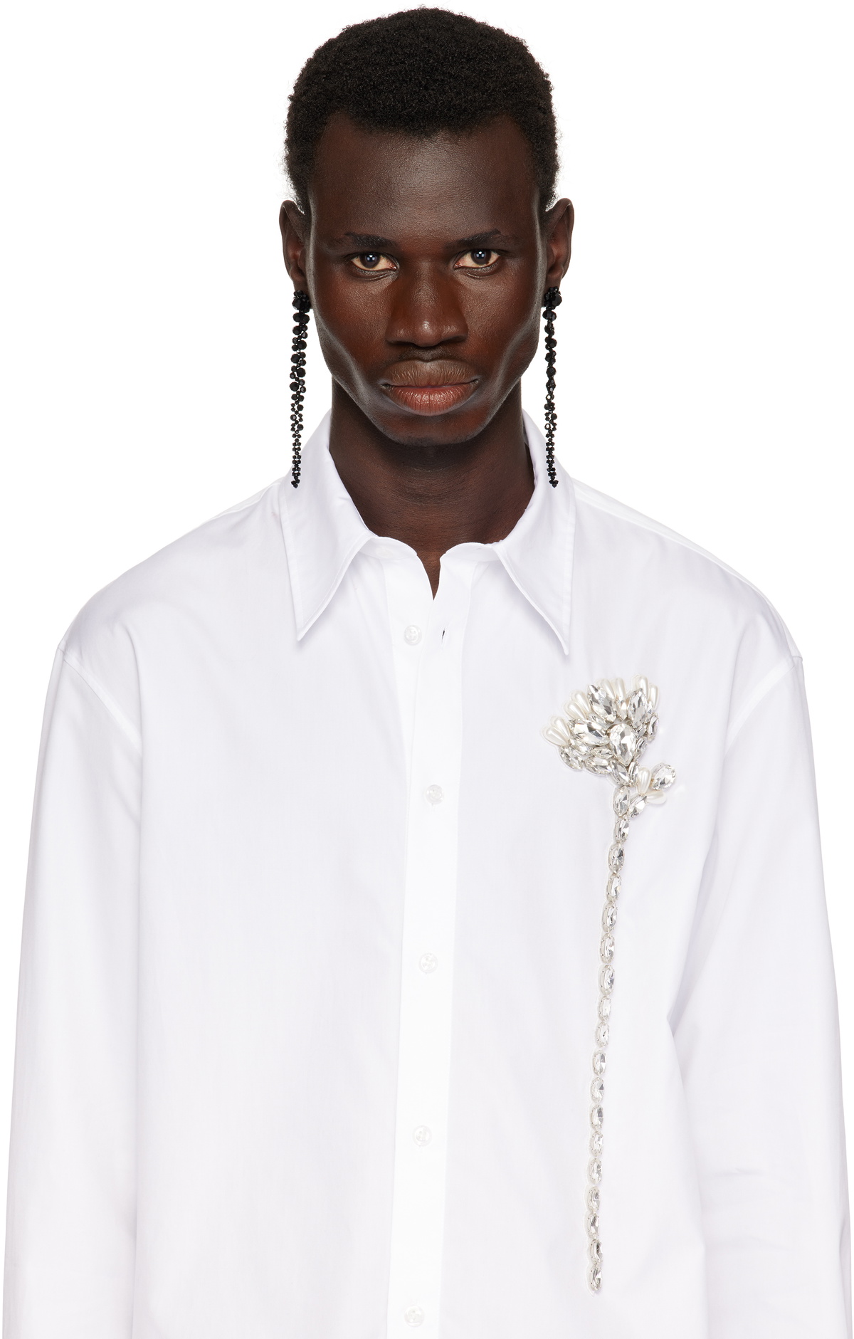 Simone Rocha Black Drip Earrings