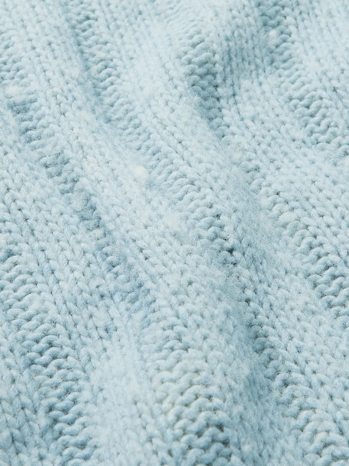 Our Legacy - Ribbed-Knit Mock-Neck Sweater - Blue