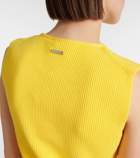 JW Anderson Bow-detail cotton-blend tank top