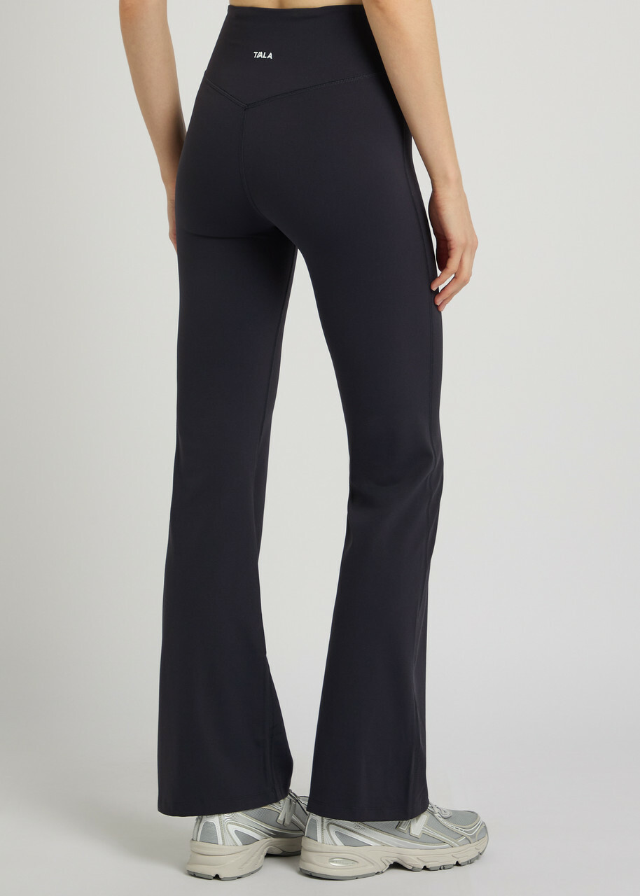 Tala Dayflex Flare Stretch-jersey Leggings Navy