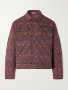 Aimé Leon Dore - Printed Quilted Shell Jacket - Red