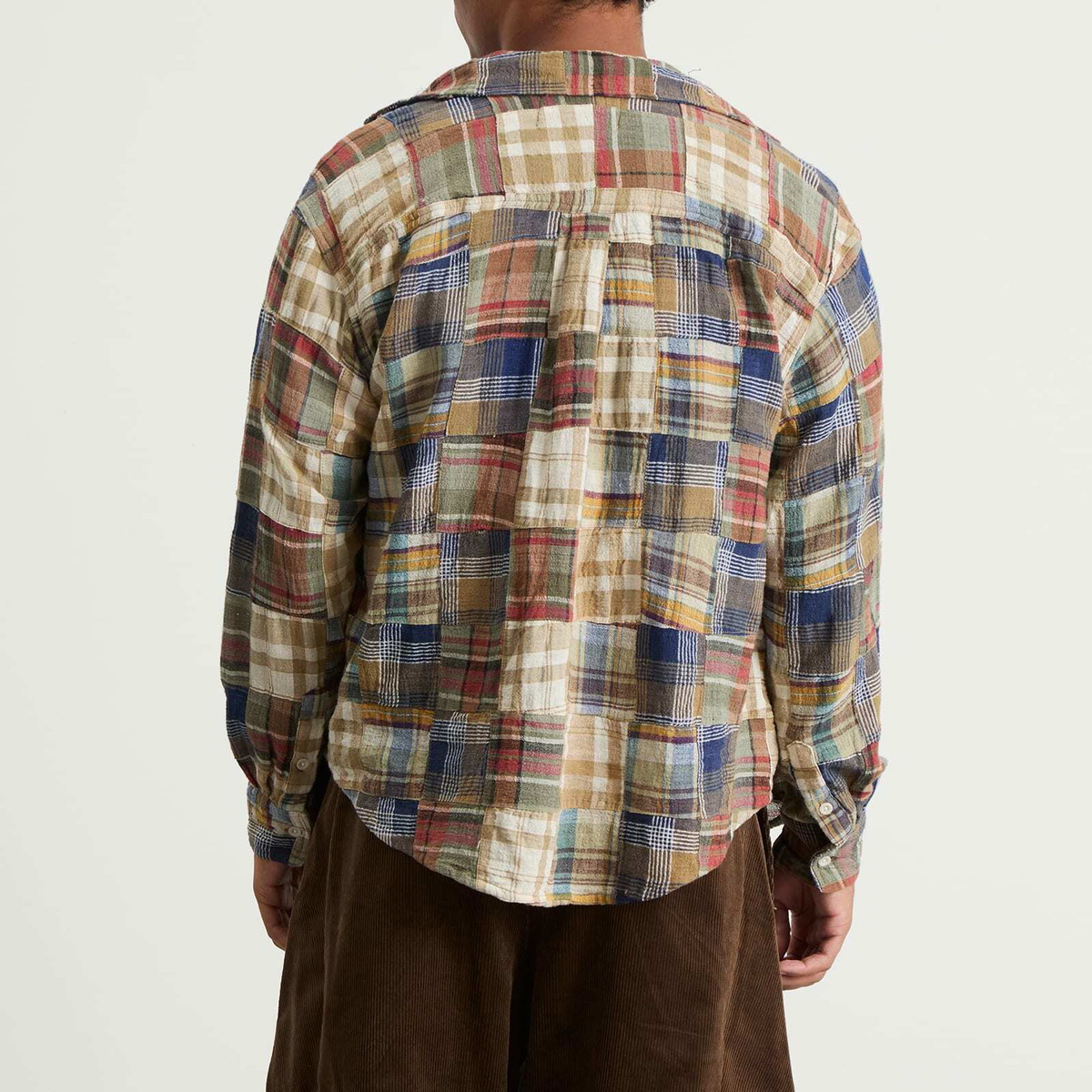 Café Mountain Men's Heritage Shirt in Madras Patchwork