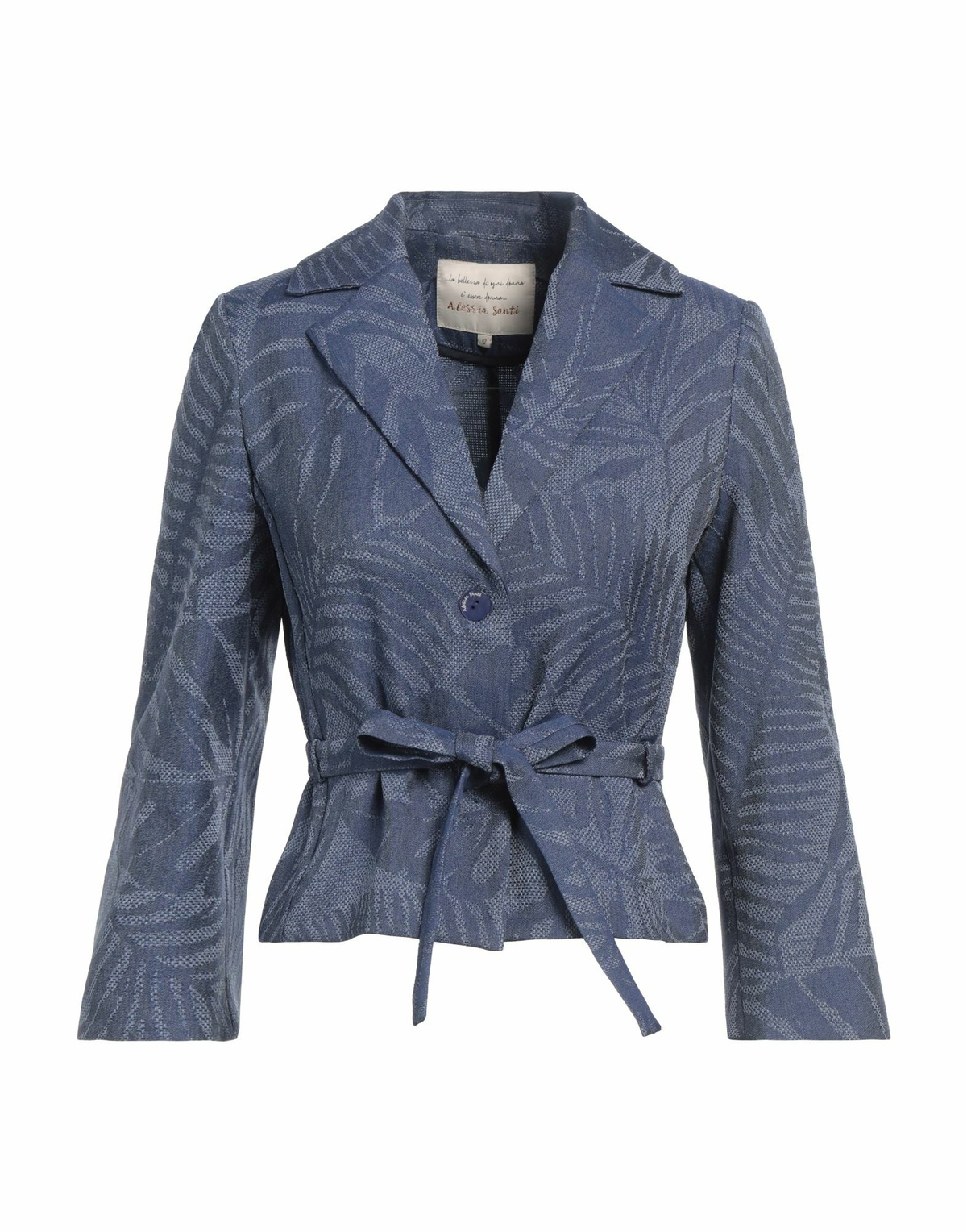 Alessia Santi Womens Blazer in Blue