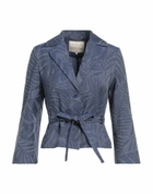 Alessia Santi Womens Blazer in Blue