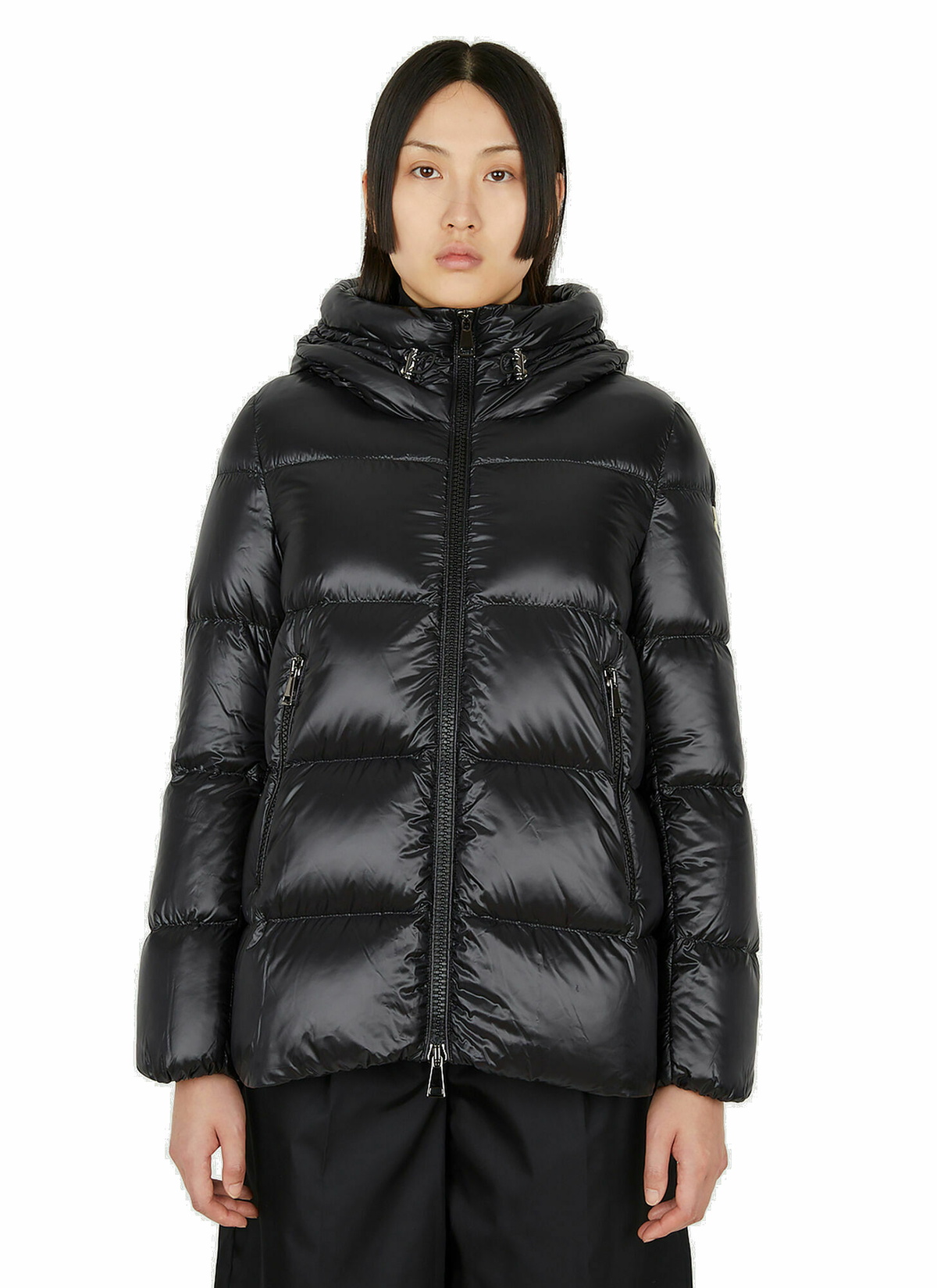 Seritte Short Parka Jacket in Black Moncler