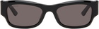 Balenciaga Black Rectangular Sunglasses