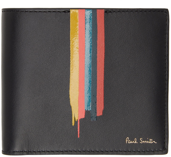 Photo: Paul Smith SSENSE Exclusive Black Paint Wallet