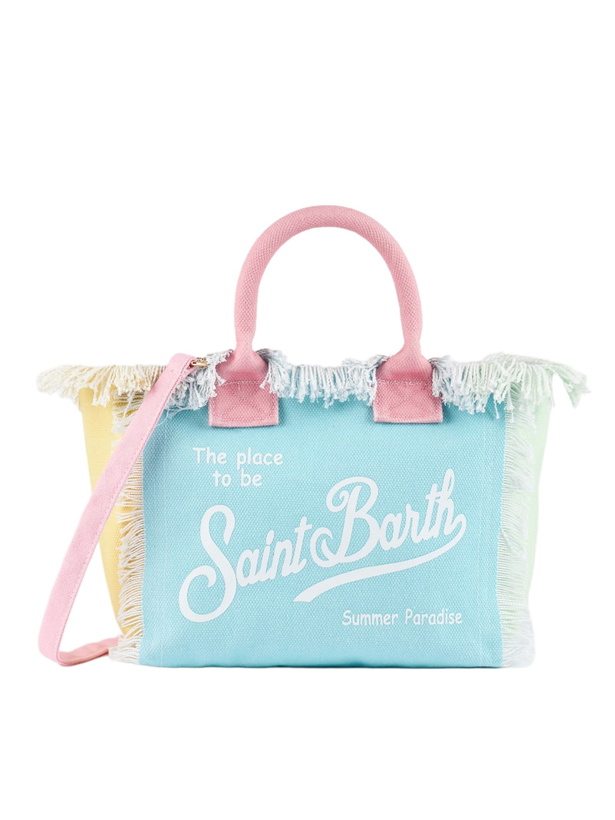 Photo: MC2 Saint Barth Multicolor Patch Cotton Canvas Colette Handbag
