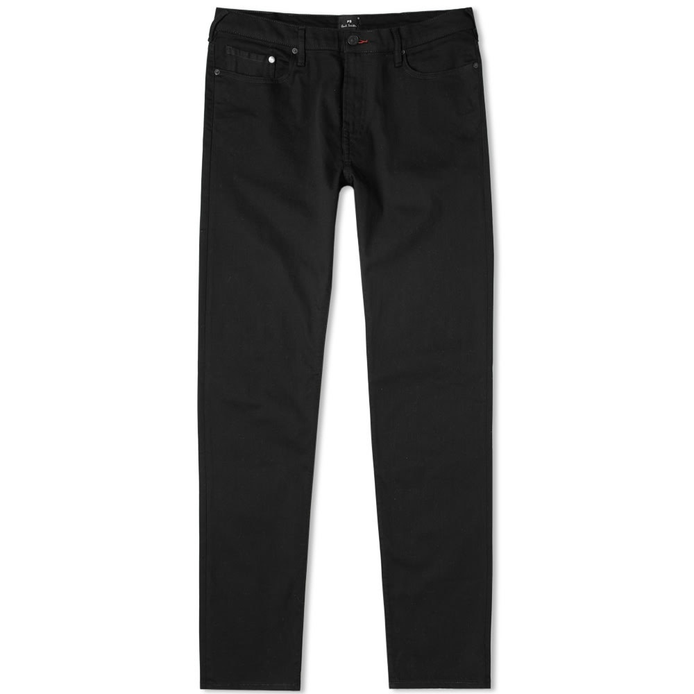 Photo: Paul Smith Tapered Fit Stretch Jean Rinsed Black