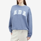 Adanola Women's Oversized Sweatshirt in Vintage Blue/Powder Blue