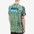 KAVU Men's Klear Above Etch Art T-Shirt in Forest Tie Dye