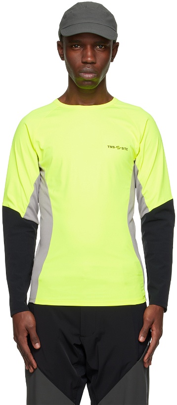 Photo: TMS.SITE SSENSE Exclusive Yellow Long Sleeve T-Shirt