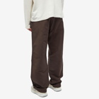 Auralee Men's Finx Field Pants in Dark Brown