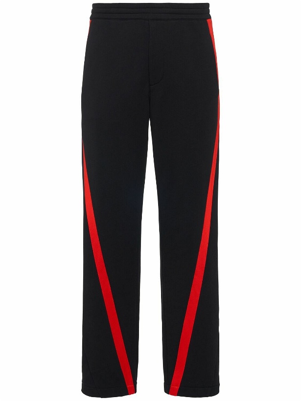 Photo: ALEXANDER MCQUEEN Twisted Loopback Cotton Sweatpants