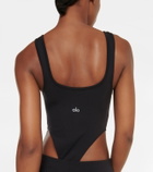 Alo Yoga Airbrush high-leg bodysuit