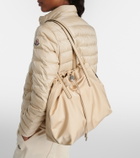 Moncler New Trick leather-trimmed tote bag