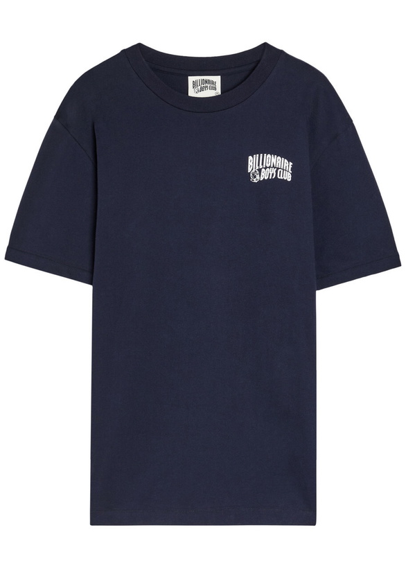 Photo: Billionaire Boys Club Small Arch Logo-print Cotton T-shirt Navy
