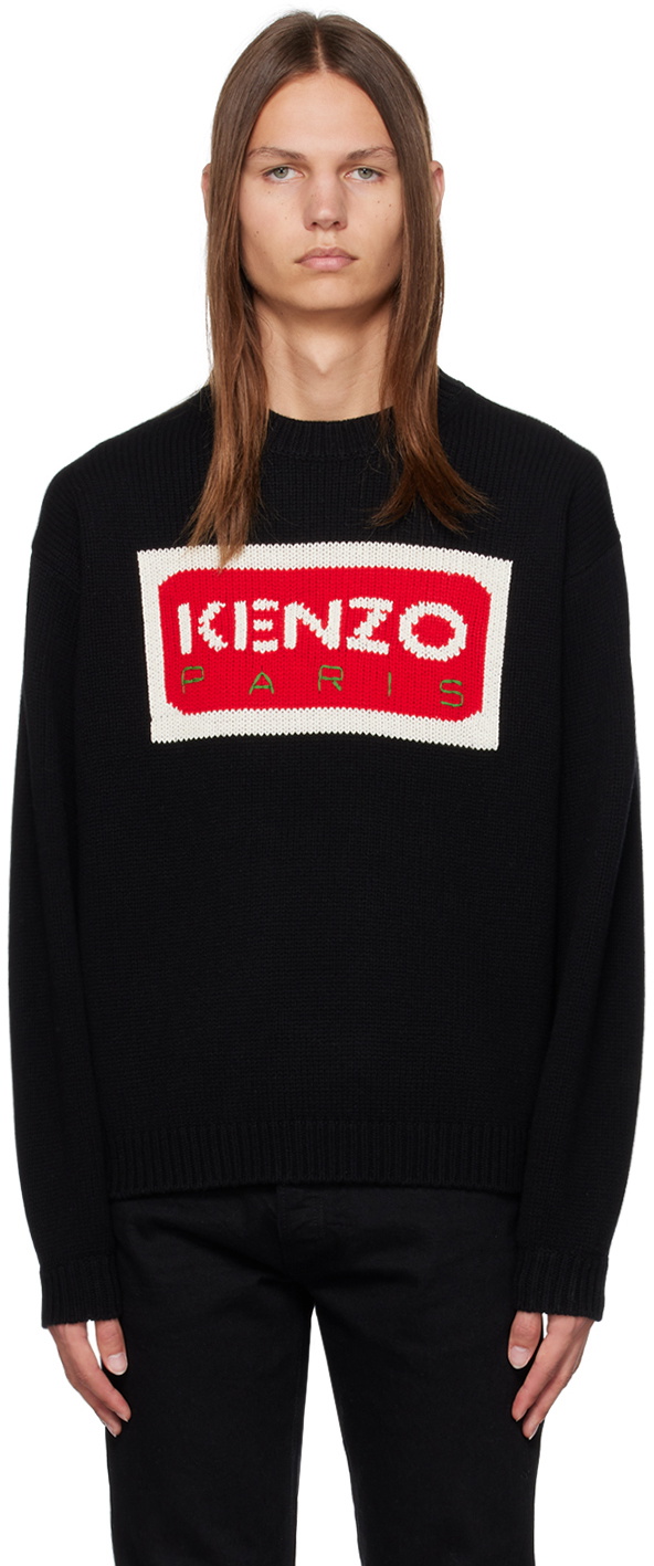 Kenzo Paris Black store Crewneck Sweater