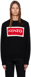 Kenzo Black Kenzo Paris Crewneck Sweater