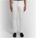 Isaia - Slim-Fit Denim Jeans - White