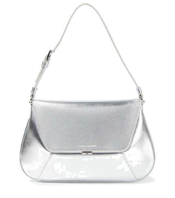 Photo: Amina Muaddi Ami leather shoulder bag