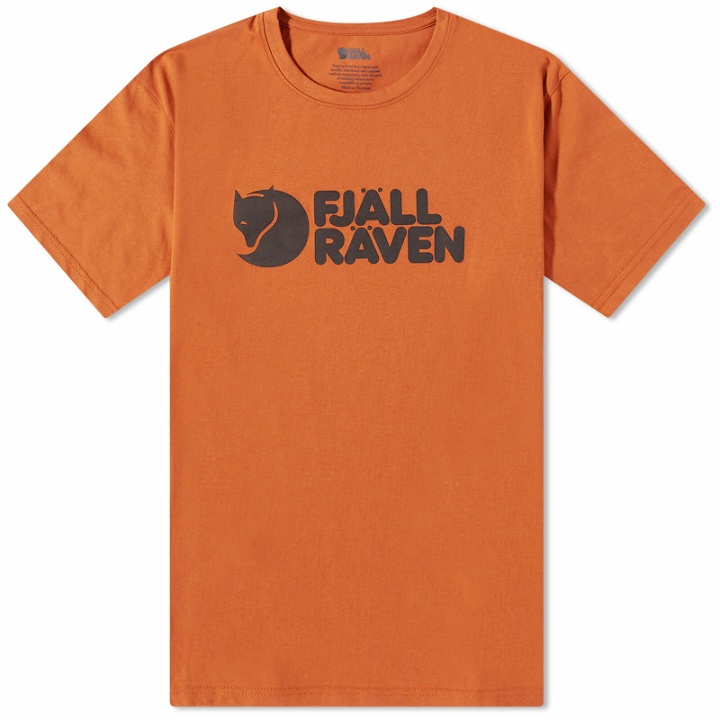 Photo: Fjällräven Men's Logo T-Shirt in Terracotta Brown