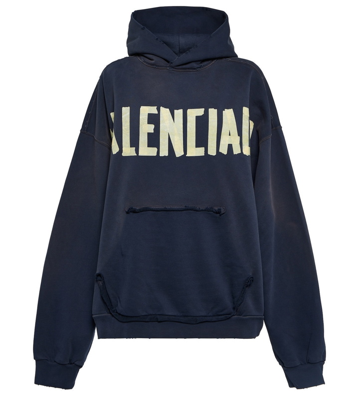 Photo: Balenciaga Logo cotton hoodie