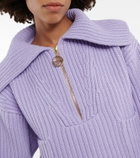 Patou Ribbed-knit wool sweater