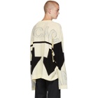 Maison Margiela Off-White Inlay Gauge 12 Sweater