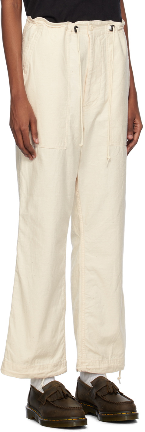 NEEDLES Off-White String Fatigue Trousers Needles