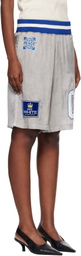 Off-White Gray Dyed Vi Sat 00 Loose Shorts