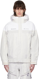 Madhappy White & Gray Columbia Edition Bugaboo Interchange Jacket