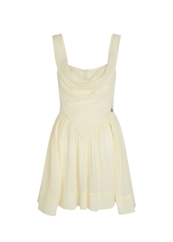 Photo: Vivienne Westwood Sunday Logo-embroidered Cotton Gauze Mini Dress No Colour