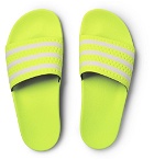 adidas Originals - Adilette Textured-Rubber Slides - Men - Yellow