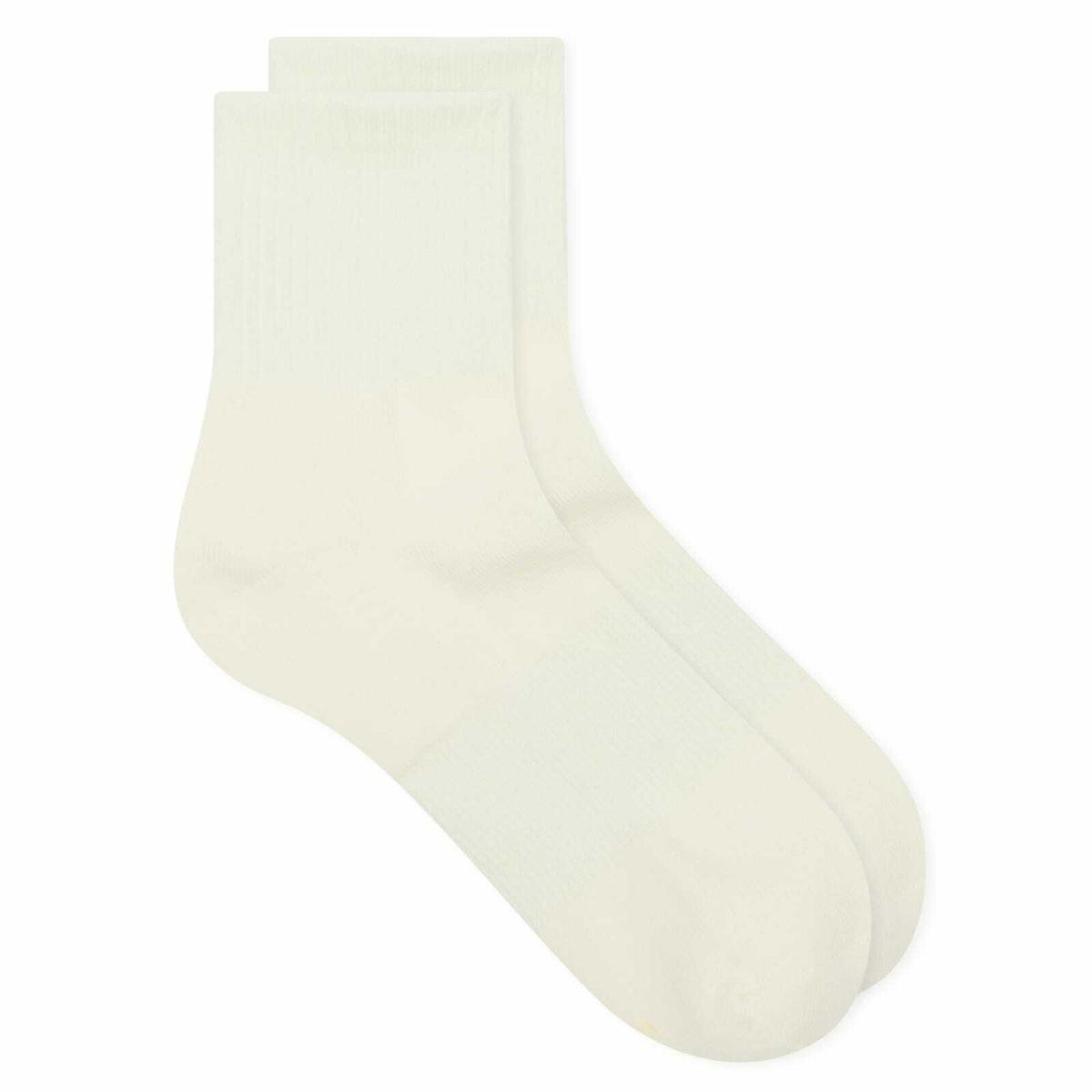 SKIMS Men's Quarter Crew Sock - 3 Pack in Chalk