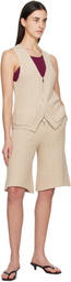 Aya Muse Beige Cae Shorts