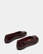 Steve Madden Calico Flats in Burgundy Patent