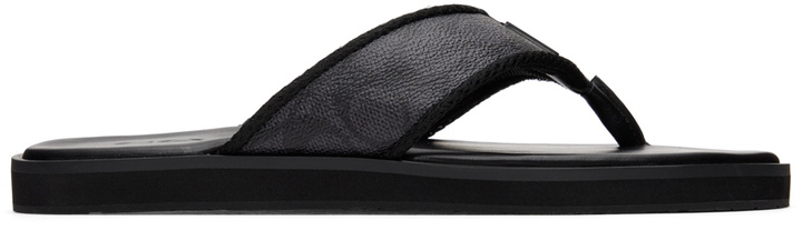 Photo: Coach 1941 Black Signature Flip Flops