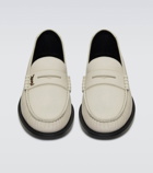 Saint Laurent - Le Loafer leather penny loafers