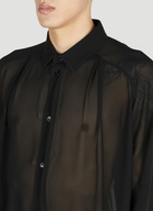 Saint Laurent - Sheer Shirt in Black