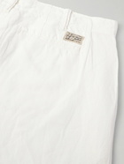 Polo Ralph Lauren - Straight-Leg Linen and Cotton-Blend Shorts - White