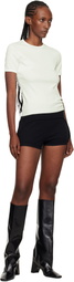 Courrèges Blue Signature Contrast T-shirt