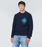 Alanui Rib-knit wool-blend sweater