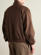 Auralee - Camel Hair Blouson Jacket - Brown