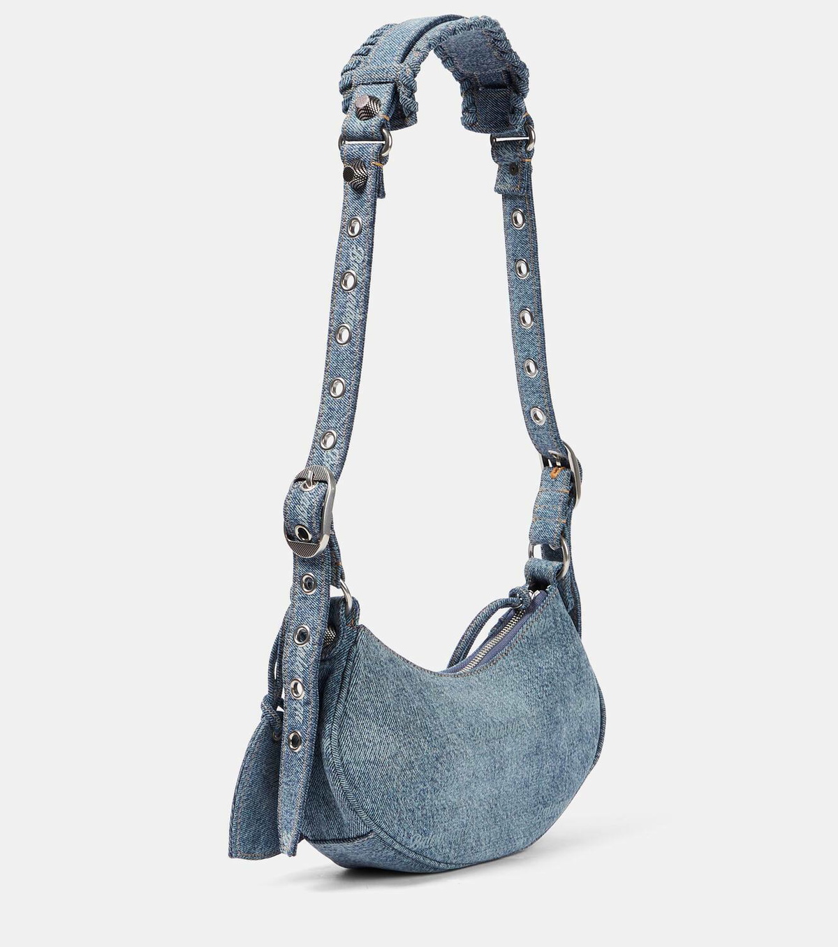 Balenciaga Le Cagole XS denim shoulder bag Balenciaga