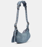 Balenciaga Le Cagole XS denim shoulder bag